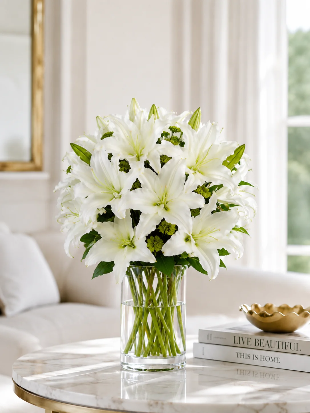 White Lily Bouquet 3