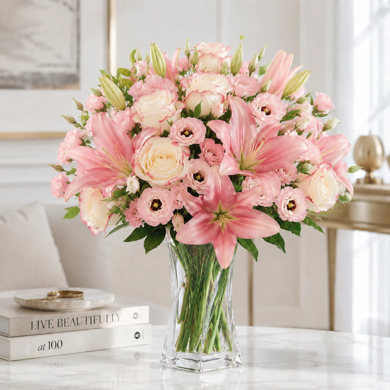 Pink Whispers Bouquet view 5