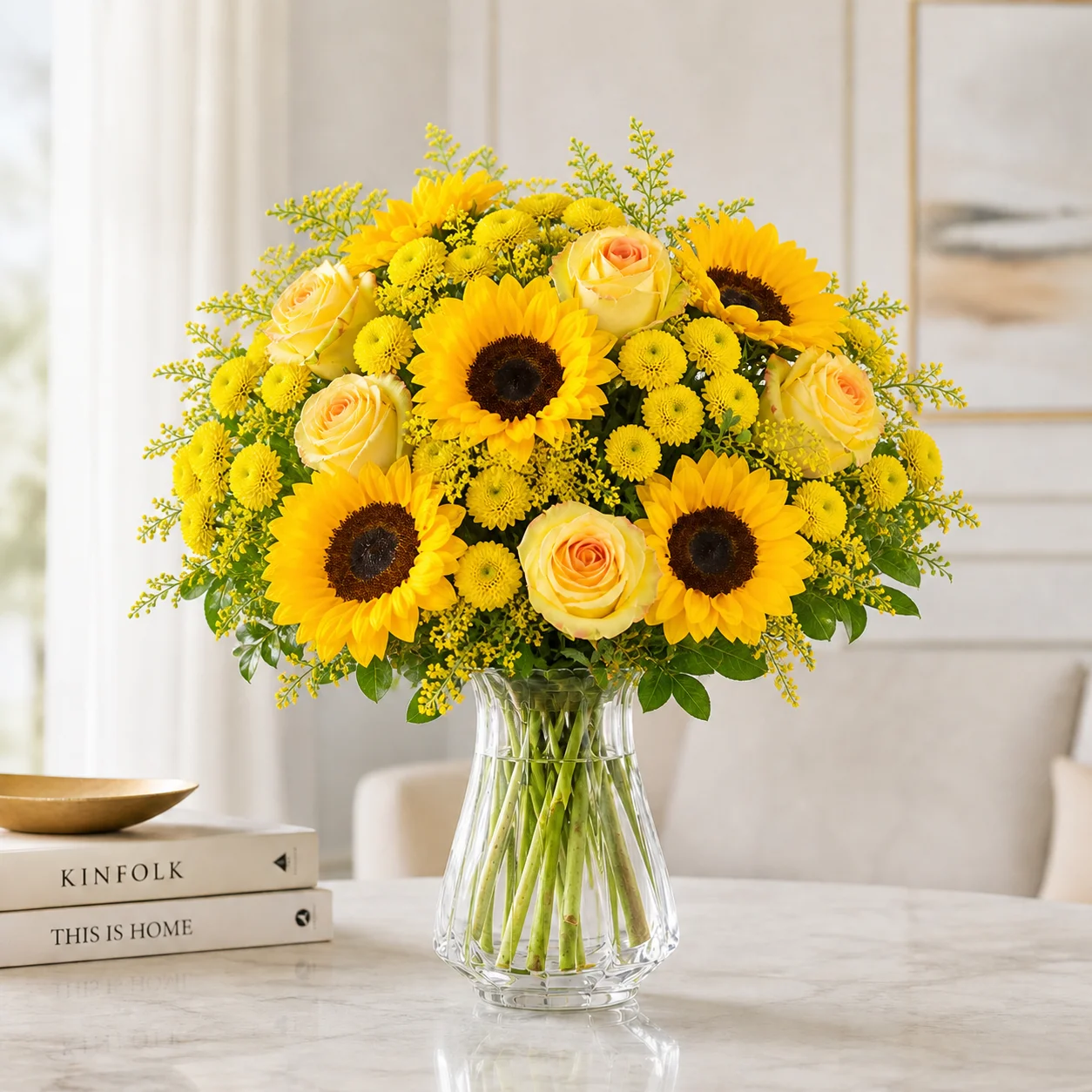 Sunflowers and Lots of Yellow Bouquet 4