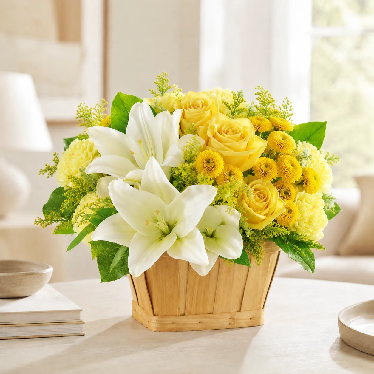 Morning Glory Flower Basket view 4