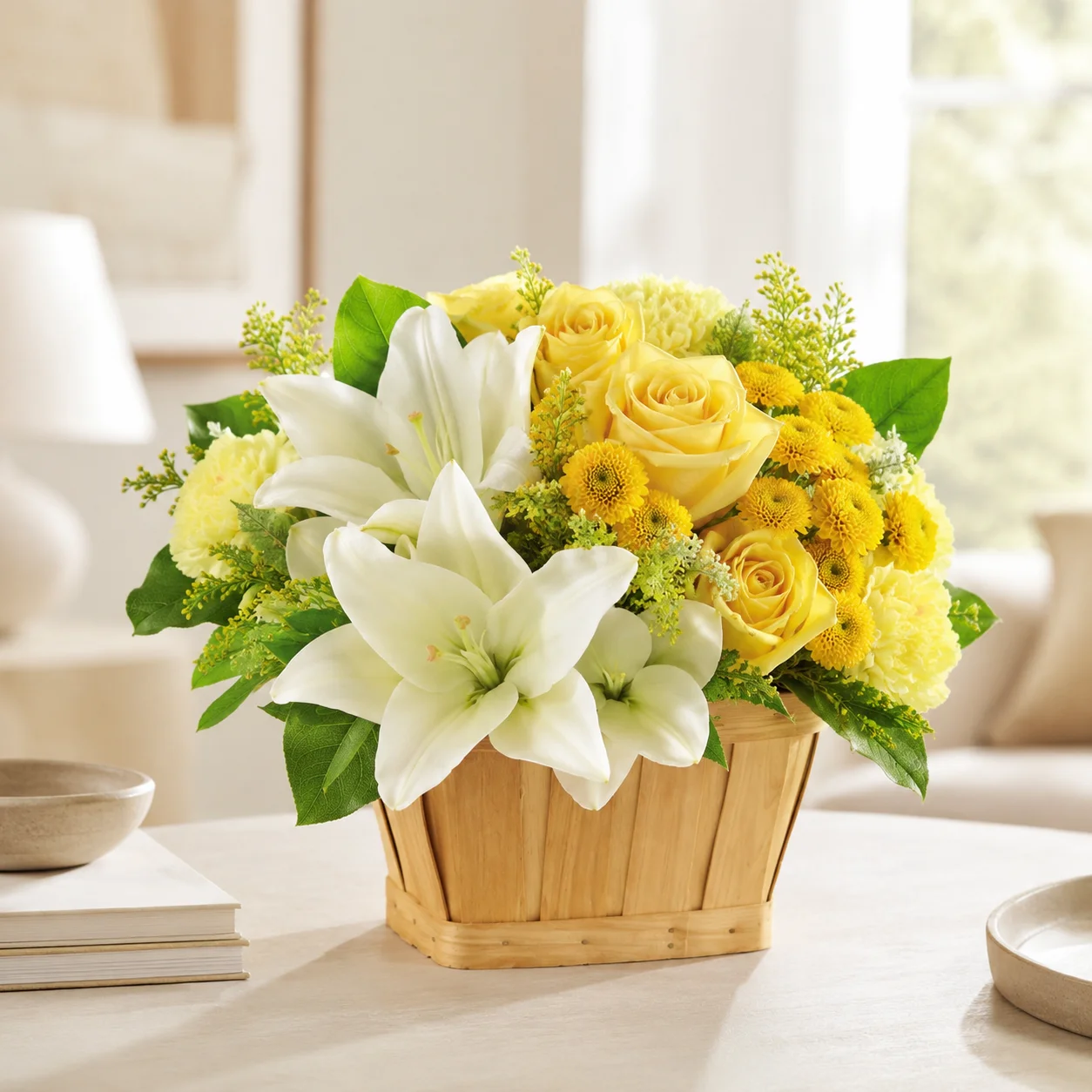Morning Glory Flower Basket view 2
